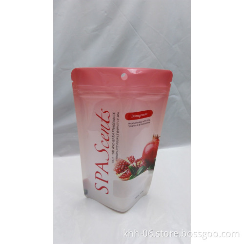 High Quality Custom printed different designs bath salt packaging bags